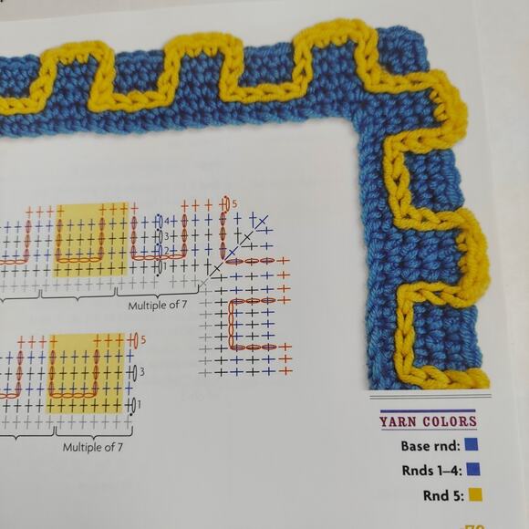 Around the Corner Crochet Borders: 150 Colorful, Creative Edging Designs - GOOD - Picture 8 of 13